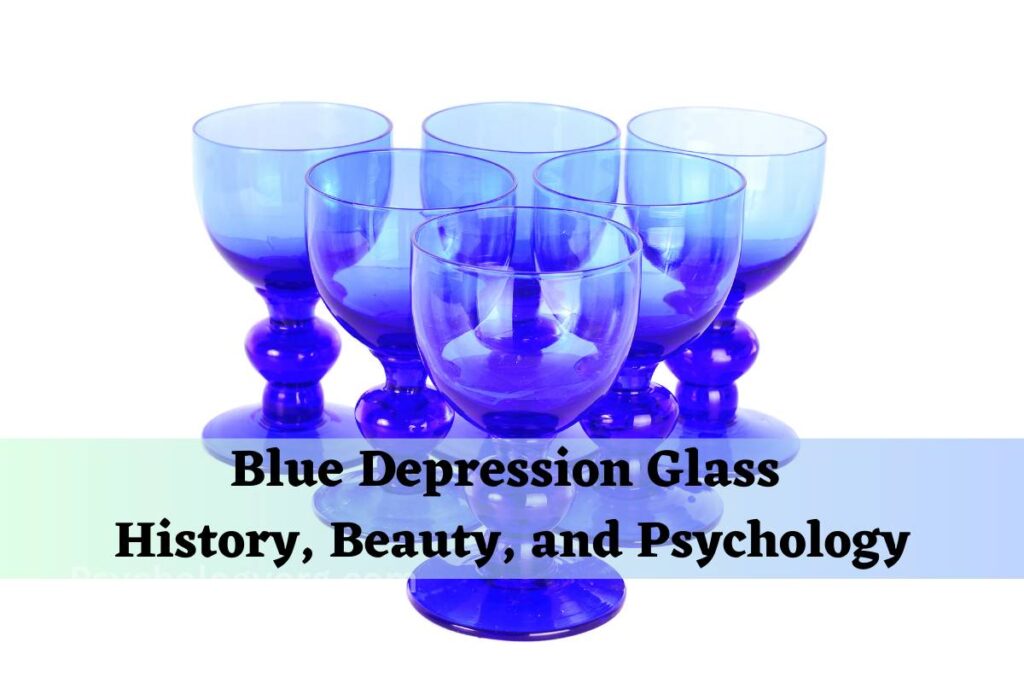 Blue Depression Glass