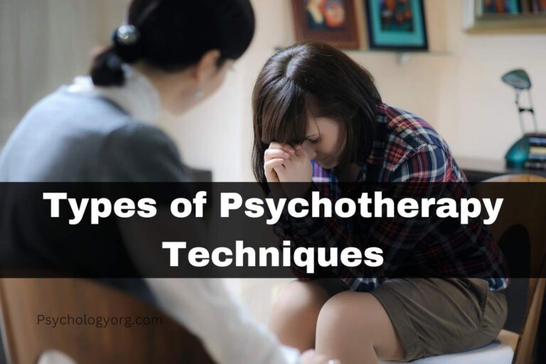 Types of Psychotherapy Techniques & Methods