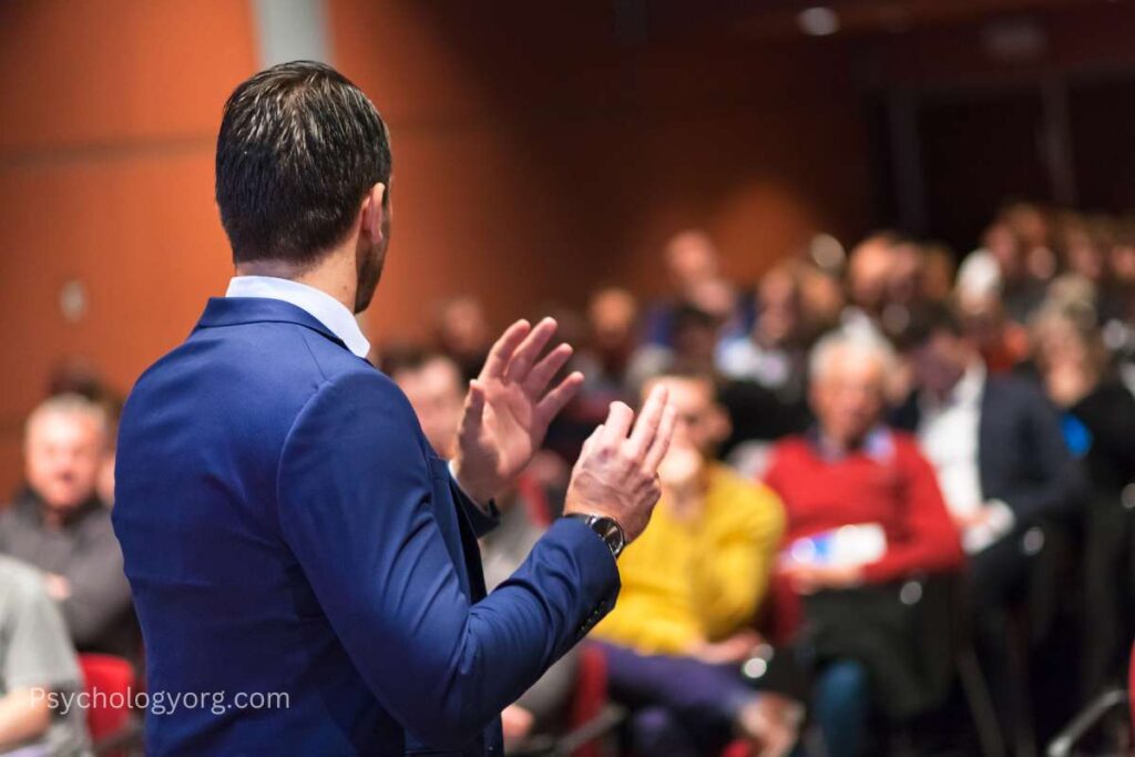 Glossophobia or fear of public speaking