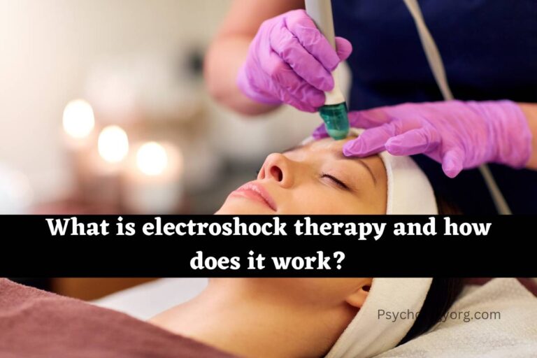 What is electroshock therapy and how does it work?