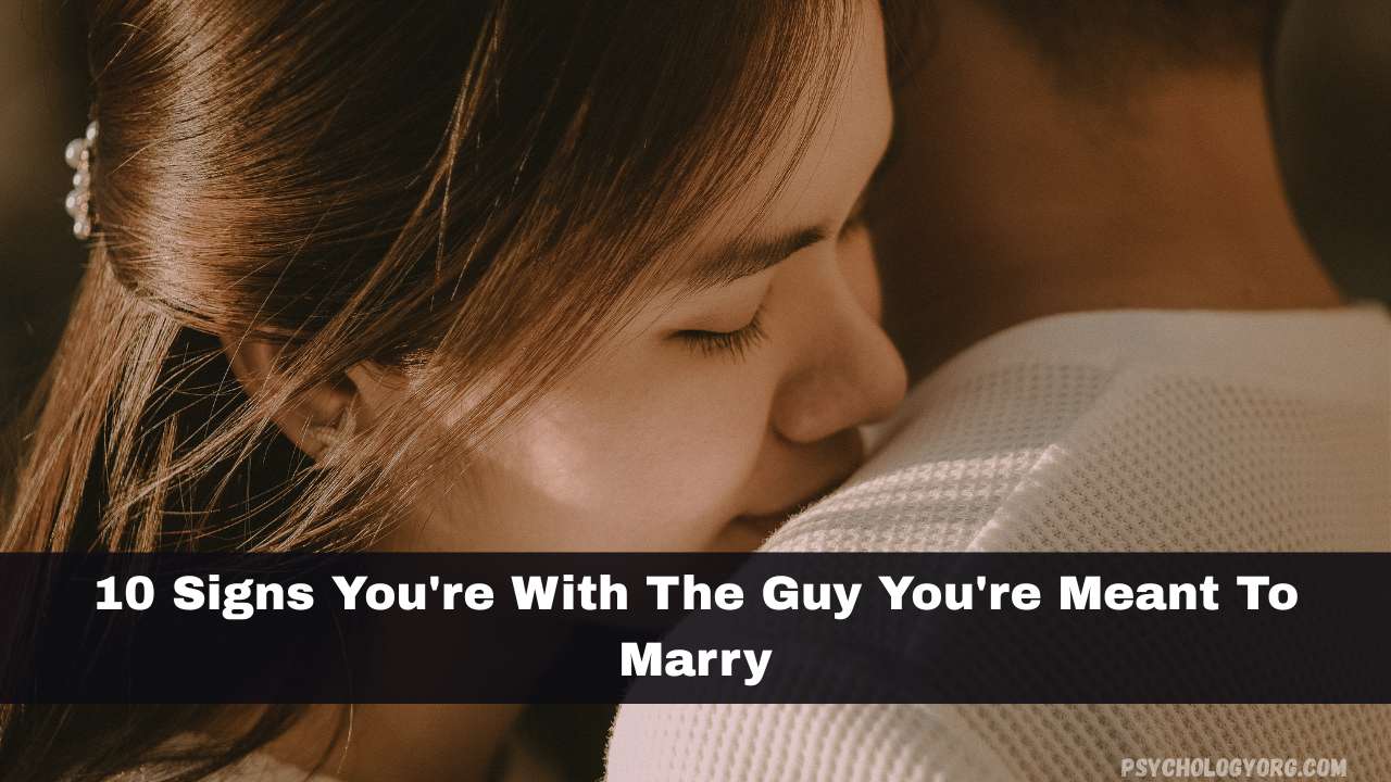 the guy you're supposed to marry