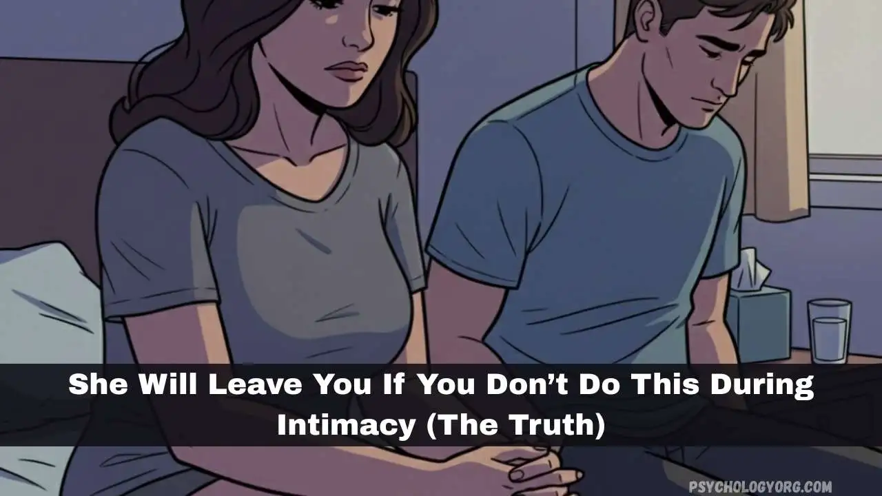 she will leave you