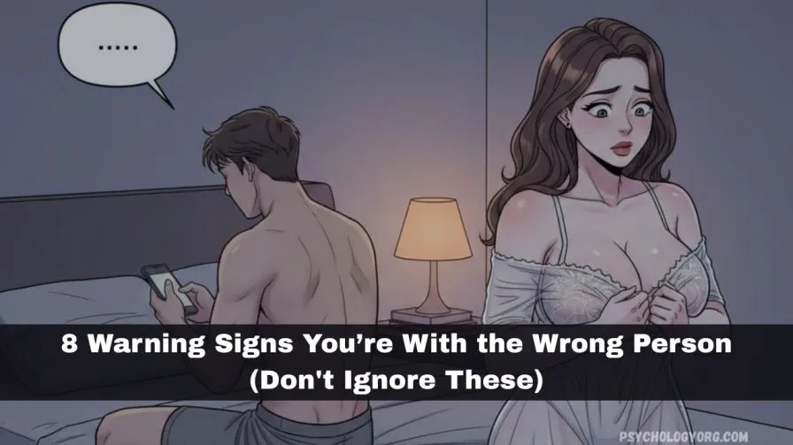signs you are with the wrong person