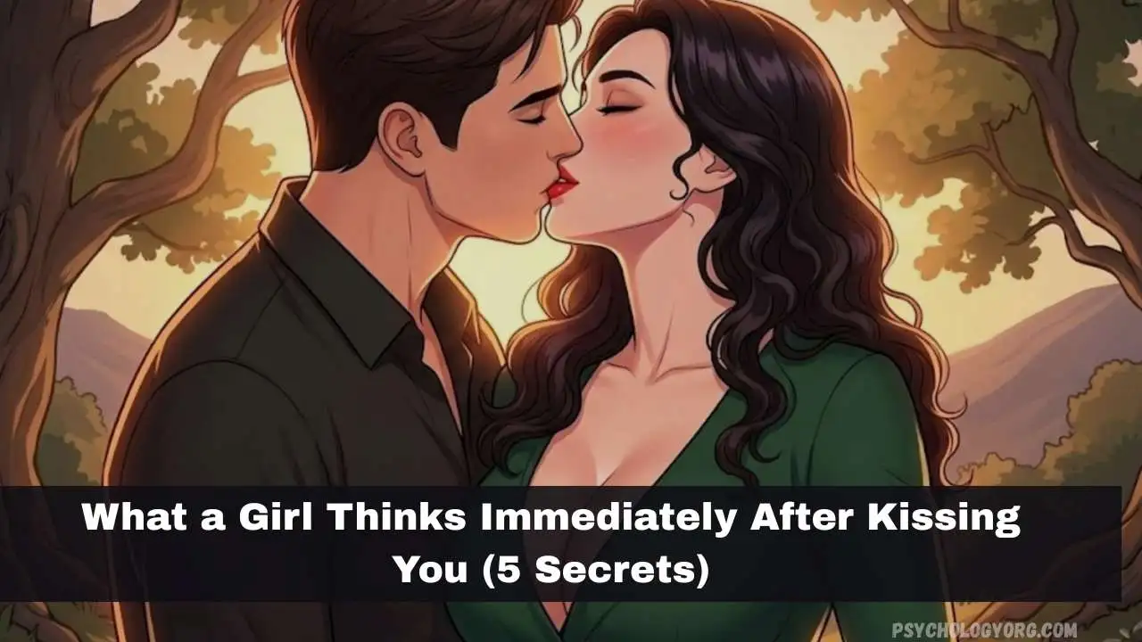 what a girl thinks immediately after kissing you